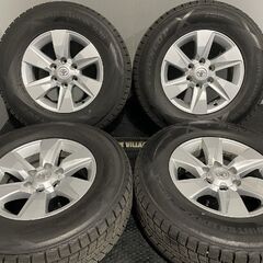 【DUNLOP SJ8 265/70R17】スタッドレス【トヨタ 150系ランクルプラド 後期 純正ホイール 17インチ 4本 7.5J6HPCD139.7+25】　(MTE577MS)クレジットカード QRコード決済可能