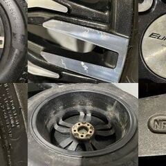 【MICHELIN X-ICE 3+ 235/60R18】スタッドレス【EURO BAHN 18インチ 7.5J5HPCD108+50】VOLVO/XC60 レンジローバー/イヴォーグ等　(MTJ527) クレジットカード QRコード決済可能の画像