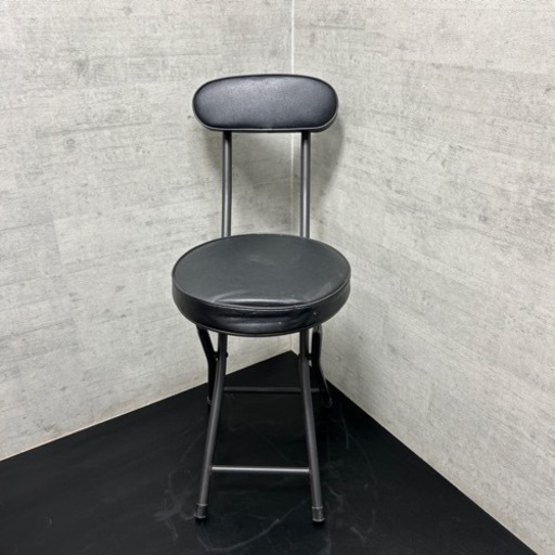 家具 椅子 ハイチェア　折り畳み椅子 丸椅子 折畳椅子
