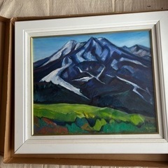 油絵　　八ケ岳　　　