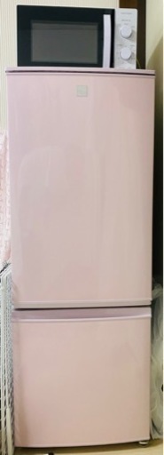 　洗濯機　冷蔵庫　電子レンジ　家電
ピンク　3点セット　　　