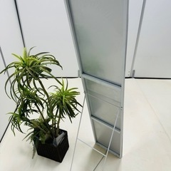 スタンドミラーホワイトの画像