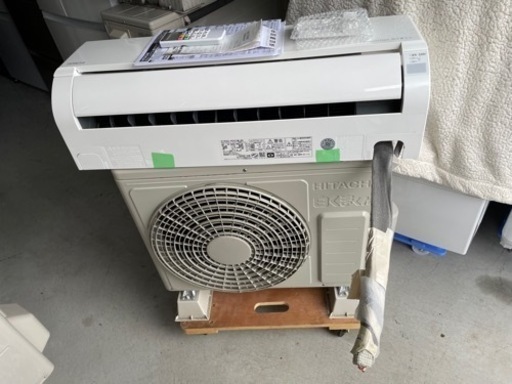 長期保証付き　HITACHI　 6畳用　2.2kwエアコン　RAS-KD22M (W) 2022年製
