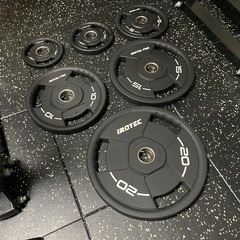 PUオリンピックプレートセット 115KG[SPO115] / IROTECPRO (アイロテックプロ)