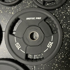 PUオリンピックプレートセット 115KG[SPO115] / IROTECPRO (アイロテックプロ)の画像