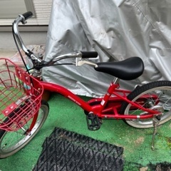 自転車。女の子、１６インチ