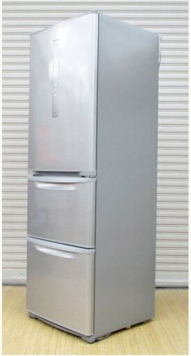 Panasonic 3ドア 冷蔵庫 NR-C37DM-S 動作良好 365L 省スペース設計 フロスティーシルバー パナソニック