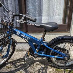子供用自転車　16インチ　補助輪あり
