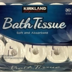 カークランドシグネチャー バスティッシュ トイレットペーパー 2枚重ね 30ロール入りの画像