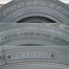 20年製TOYO プロクセス CF2 SUV 175/80R15 4本SETの画像