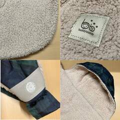 buddy buddy（LUCKY）おんぶにだっこに、しっかり包める大きめケープ「かめのこう」裏起毛の画像