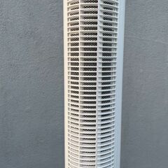 ★動作〇 保証付★ 扇風機 山善 YSR⁻P110 (W) スリムファン 2018年製 リモコン付 DCモーターの画像