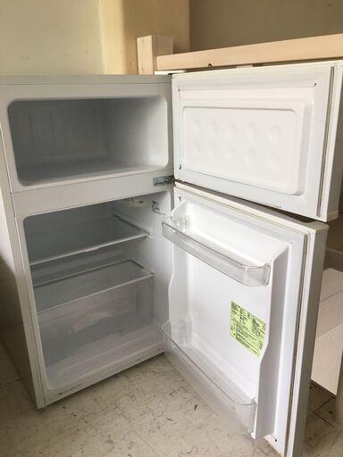 中古 Haier ハイアール 冷凍冷蔵庫 JR-N85A 2015年製 2ドア 冷蔵庫 小型 一人暮らし 単身に 引取歓迎