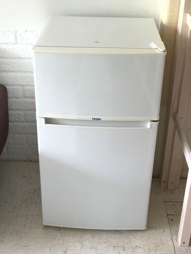 中古 Haier ハイアール 冷凍冷蔵庫 JR-N85A 2015年製 2ドア 冷蔵庫 小型 一人暮らし 単身に 引取歓迎