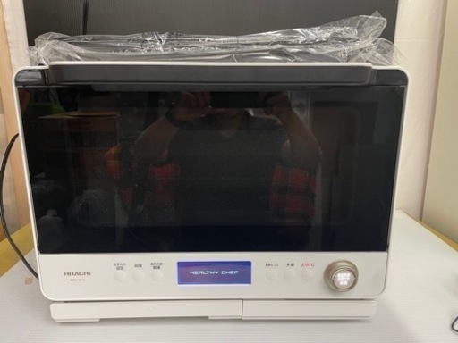 大特価‼️早い者勝ち‼️日立　HITACHI 加熱水蒸気オーブンレンジ 　2022年製 　型式:MRO-W1A