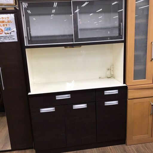 システムキッチンボード ダークブラウン