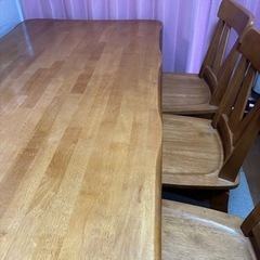 家具 ダイニングセット　６人がけ