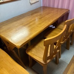家具 ダイニングセット　６人がけ