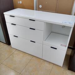 ★ジモティ割あり★ ニトリ ミドルレンジボード ホワイト H85×D4105×W119.5 クリーニング済み OJ4264