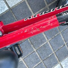 ジュニア自転車　あさひ　ASAHI　DUALLY 16インチ BMXスタイル　赤　自宅までお引取にきていただける方の画像