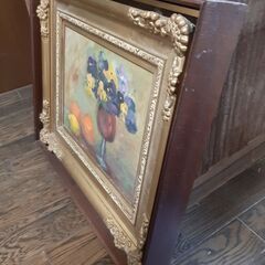 【アンティーク】絵画用額装の画像