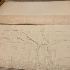 ニトリ　N sleep家具 ベッド マットレス シングル×2の画像