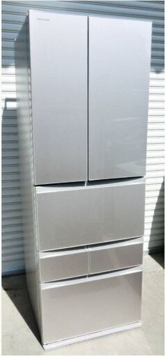 おすすめ【　3ヵ月保証　】実使用なし　美品　高年式　2023年製　TOSHIBA　6ドア　冷蔵庫　GR-V510FH(EC)　509L　ベジータ　観音開きタイプ