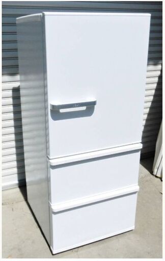 【　3ヵ月保証　】3ドア　冷蔵庫　AQR-27G(W)　動作良好　独立野菜室　272L　ナチュラルホワイト　AQUA　有名メーカー品