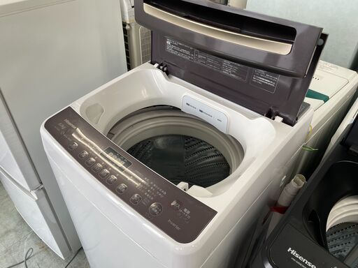 2020年製　ハイセンス8.0K洗濯機　DDモーター　分解クリーニング済み！