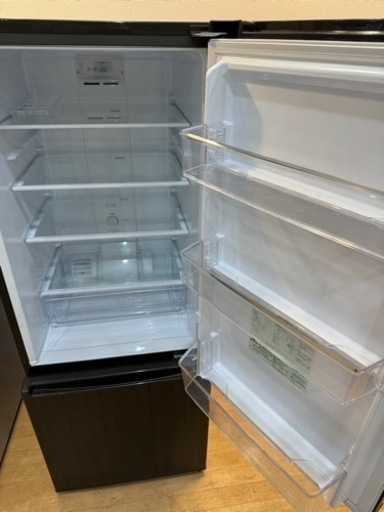 AQUA 2022年製 201L  2ドア 冷蔵庫 AQR-20E9 0507-22