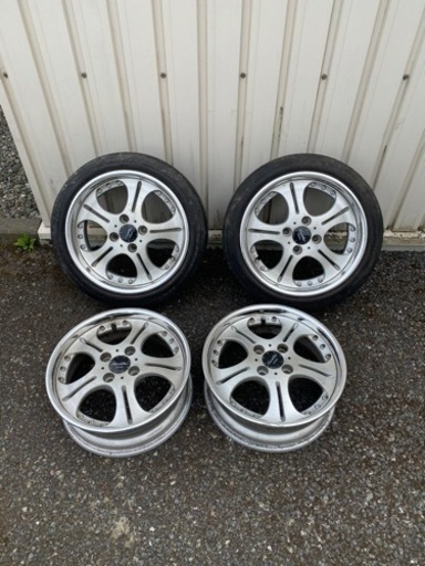 ワークユーロライン 15インチ 4H-100  5.5j 6j