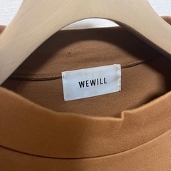 WE WILL ウィーウィル　モック ネック ロング Tシャツ　中古品の画像