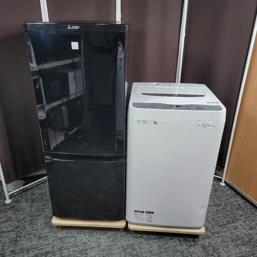 ‍♂️h060512売約済み‼️配送設置は無料‼️限定特価✨三菱 × SHARP 家電セット