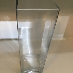 配達可【クリアガラス/花瓶】クリーニング済み【管理番号10705】の画像