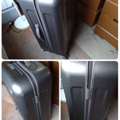 ● デルセー DELSEY  スーツケース キャリーケース TSAロック(鍵なし・ダイヤルロックのみ)  大型 Lサイズ 海外旅行  H79 W50  D28cm 中古 ③の画像