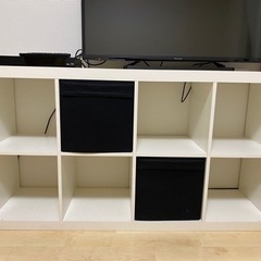 
IKEAで買った棚　KALLAX カラックス シェルフユニット, ホワイトの画像