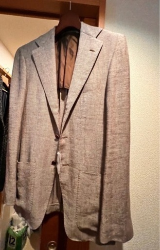 MANTERO FLOS スカーフ VIII 無地 ベージュ