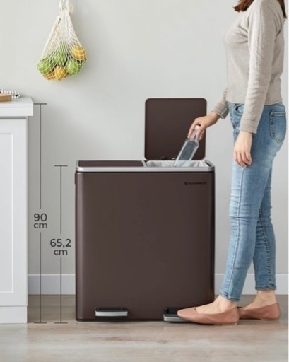 新品未使用　ペダル式ゴミ箱30L×2