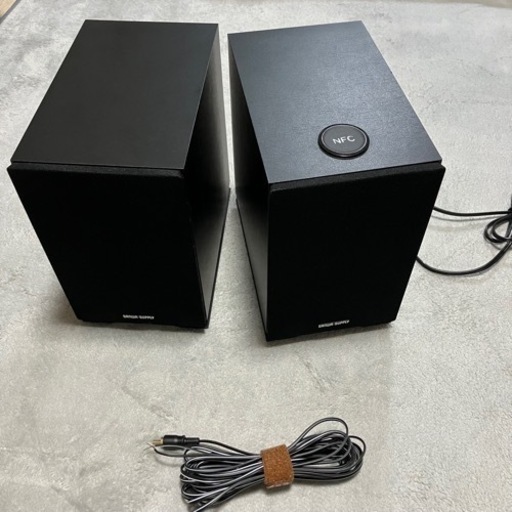 サンワ NFC対応 アンプ内蔵 Bluetooth スピーカー 400-SP050BK