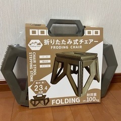 (受付終了)折りたたみ式チェアー