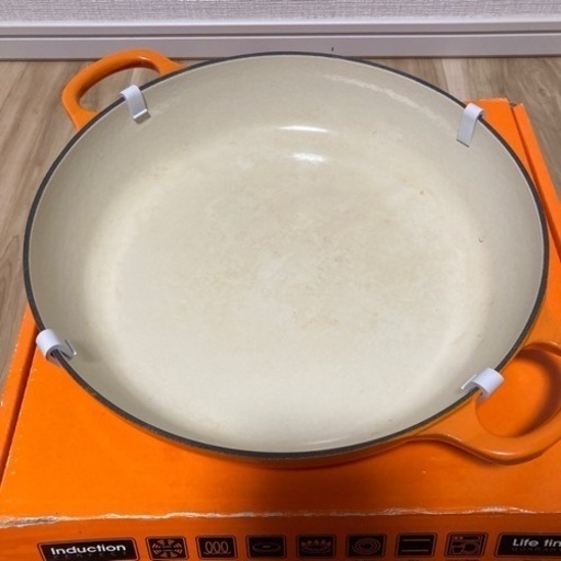 ル・クルーゼ　キャセロール 26cm オレンジ