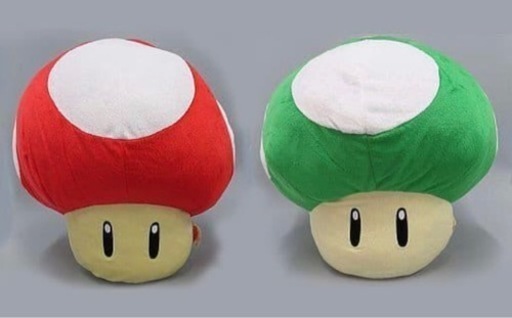マリオ　キノコ　Bigぬいぐるみ