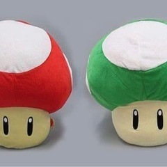 マリオ　キノコ　Bigぬいぐるみ