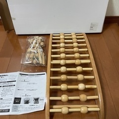 (受付終了)木製背伸ばしローラー