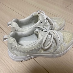 【お値下げ‼️】スニーカー　白の画像