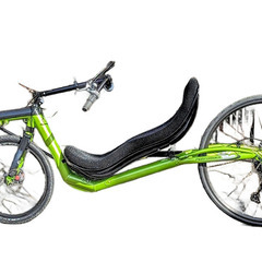 試乗のみでもOK❢　生産終了品★ ローレーサーリカンベント　緑色　新品、仮組み170cm〜シート高ＵＰの画像
