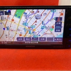 KENWOOD 美品2024春地図 MDV-D404BTW 新品バックカメラ付き