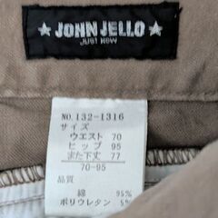 ＪＯＨＮ ＪＥＬＬＯ★　 4ポケットジーンズの画像