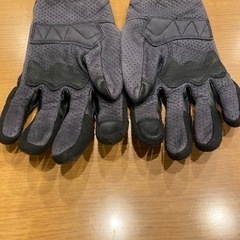 KUSHITANI 多分EX-5217 EX AIR EFFECT GLOVES ライダーズ レザーメッシュグローブ サイズ XL ブラック 黒 レザーグローブの画像