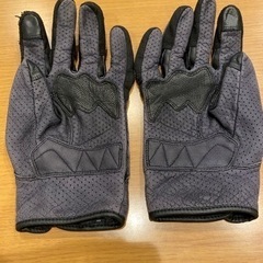 KUSHITANI 多分EX-5217 EX AIR EFFECT GLOVES ライダーズ レザーメッシュグローブ サイズ XL ブラック 黒 レザーグローブの画像